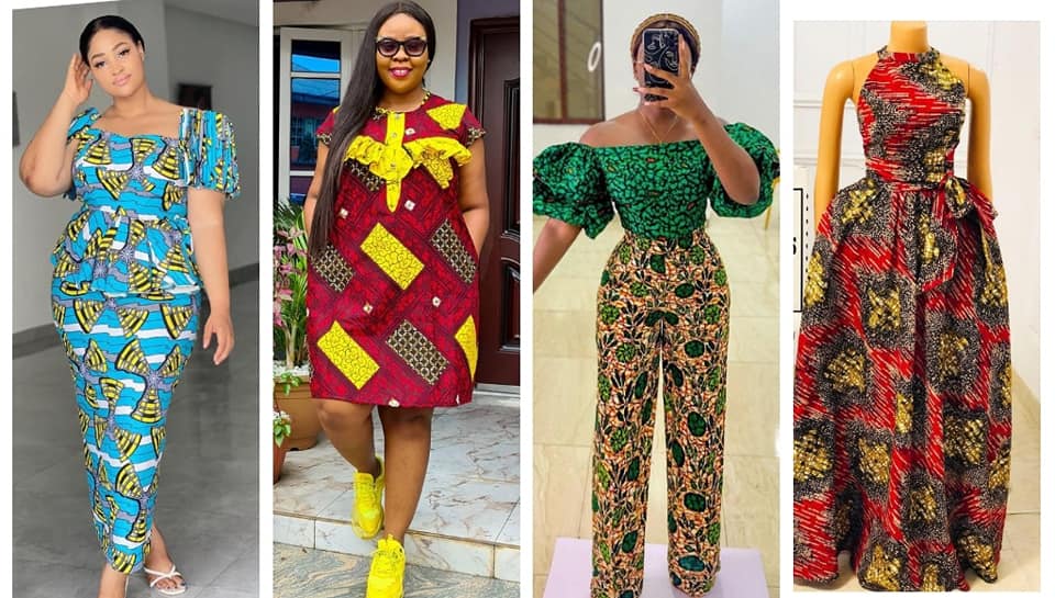 Ankara Styles For Women-SKIRTS AND BLOUSE,GOWNS,JUMPSUITS