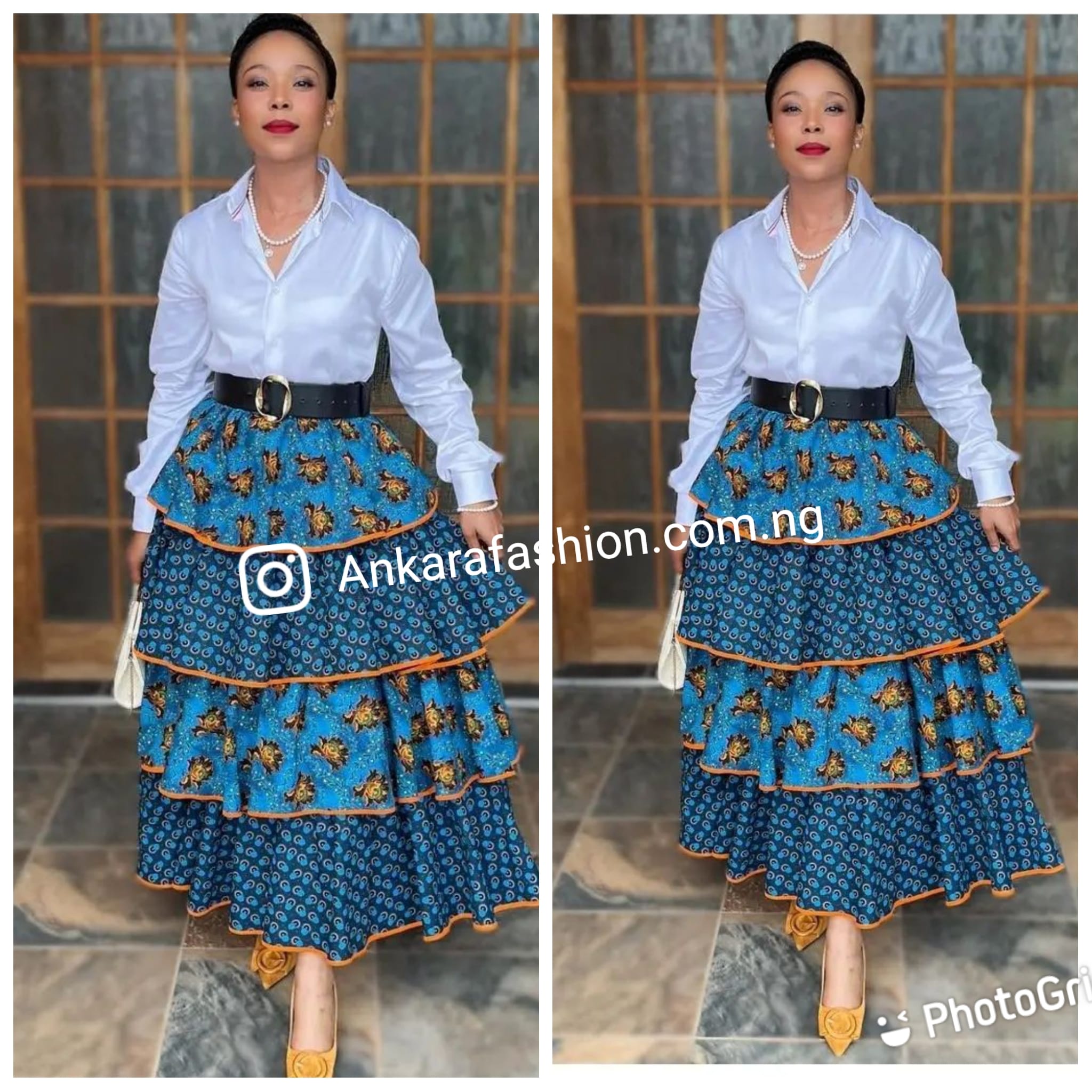 55 Latest Ankara Skirt Styles You Should Check Out  ThriveNaija  African  print skirt African design dresses African fashion skirts