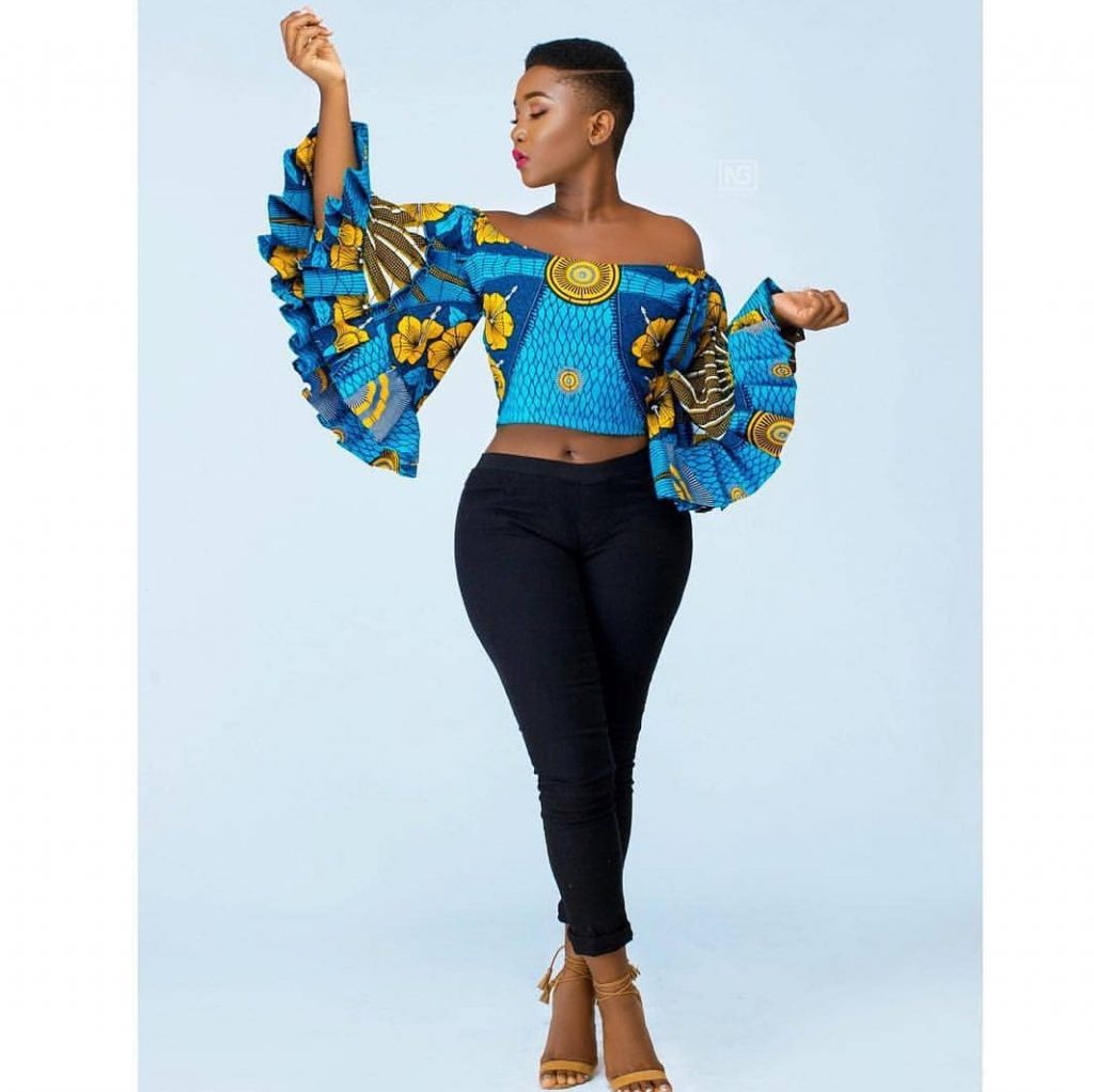 Ankara styles tops 2018 Clearance