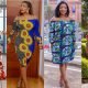 Off Shoulder Ankara Gowns