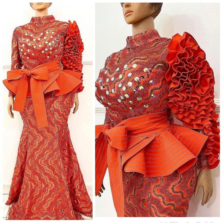 Current Lace Skirt And Blouse Styles For Stylish Women/Ladies