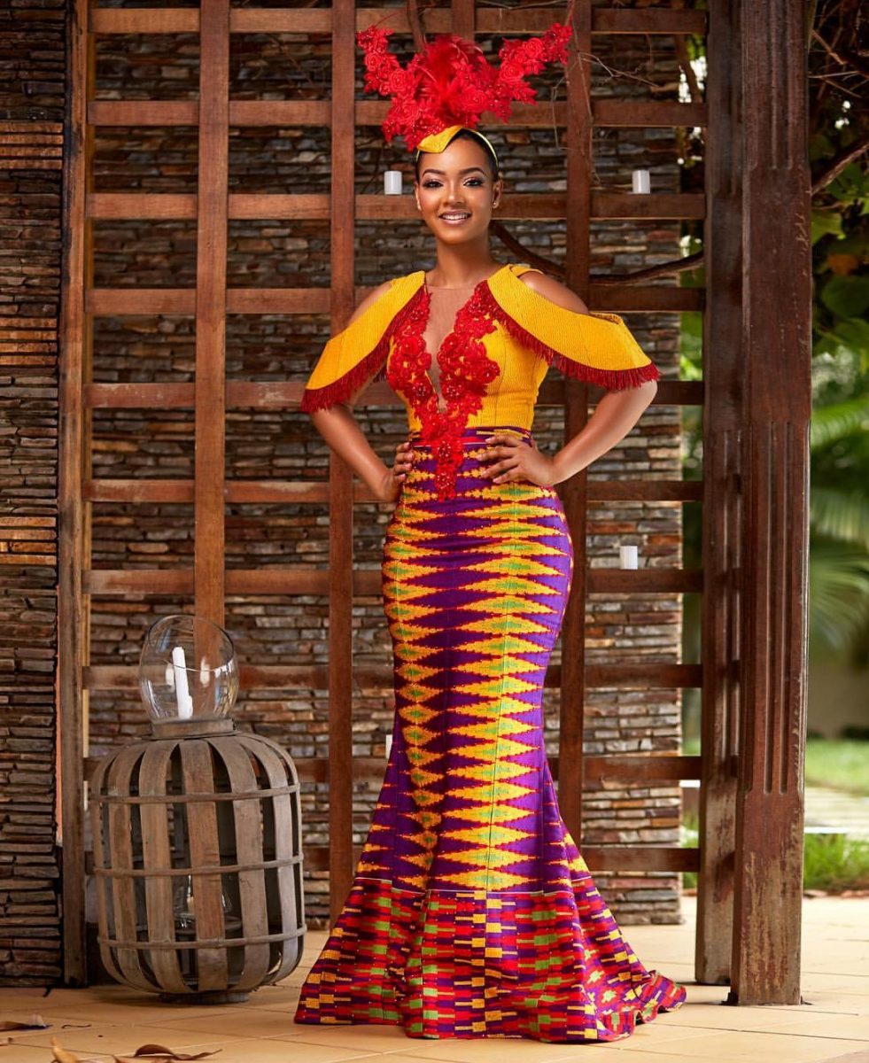 Kente Styles For Ghanaian Bride To Be-40 Beautiful Kente ...