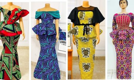 Top 100 Ankara Skirt & Blouse Styles