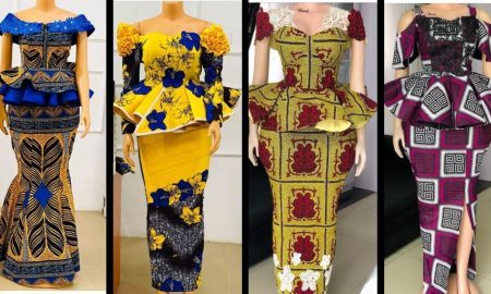 Long Ankara Skirt And Blouse