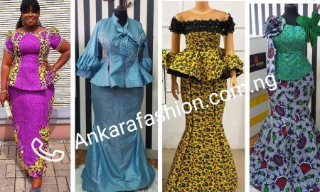Classic Ankara Skirt And Blouse