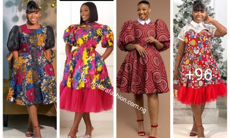 Ankara Skater Gown Styles