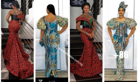 Eye-Popping Ankara Gown