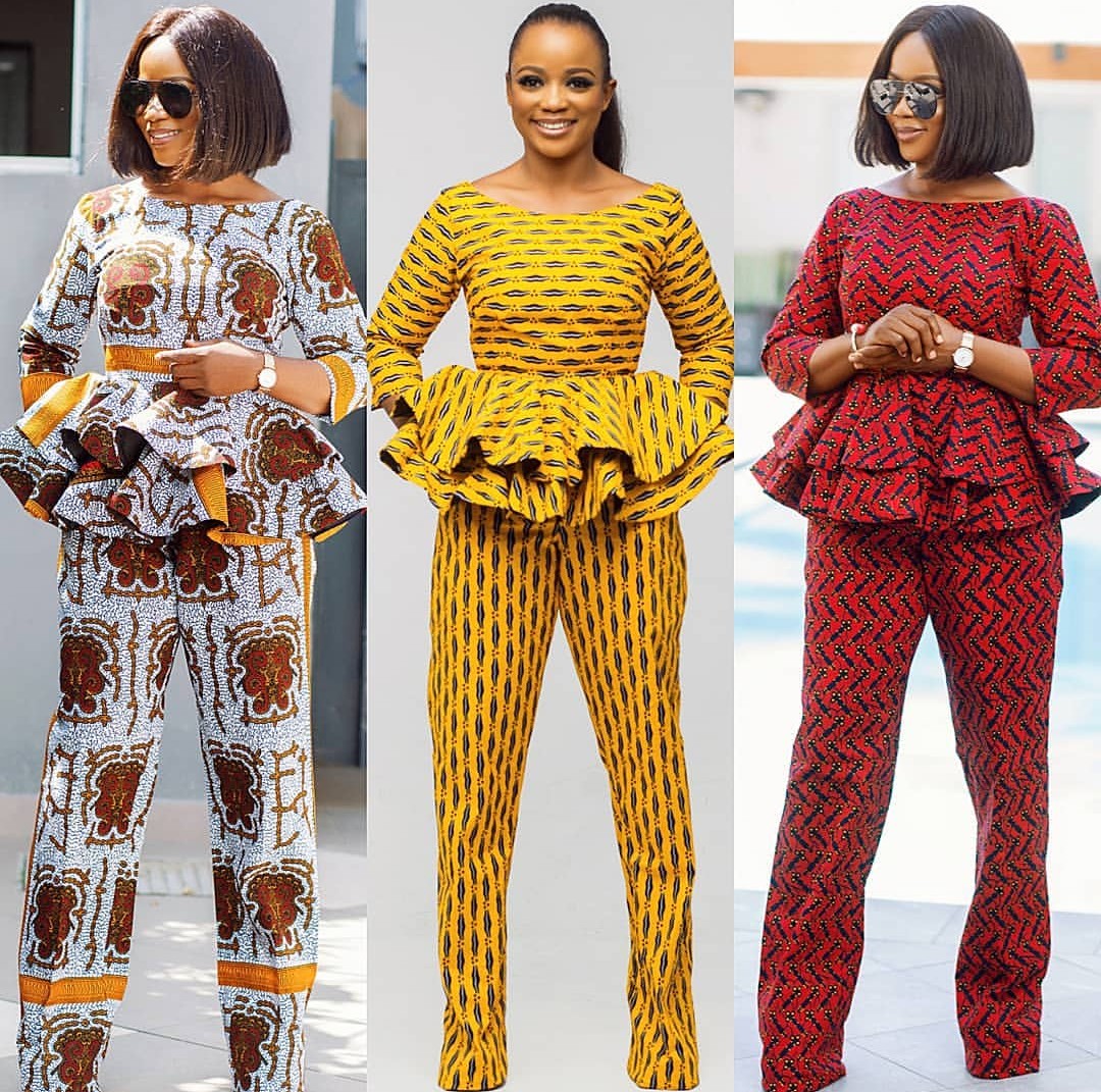 ankara trouser and top styles for ladies