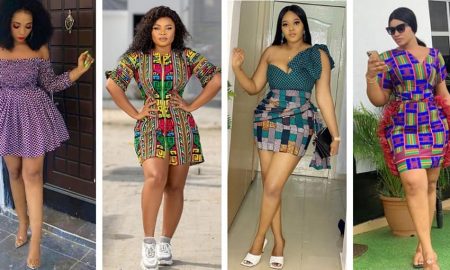 Hot Short Ankara Gown