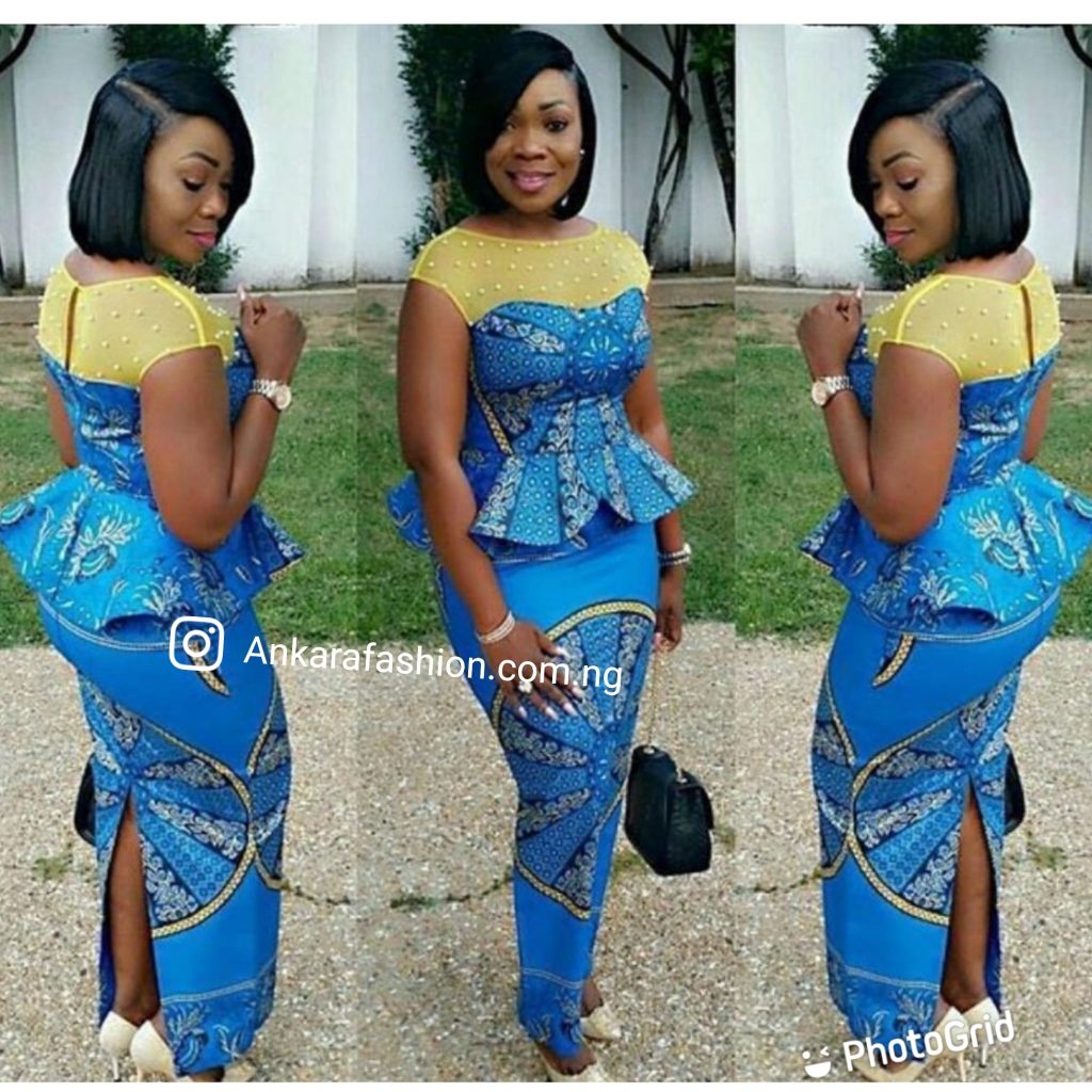 Dazzling Ankara Skirt & Blouse For Ladies150 Designs