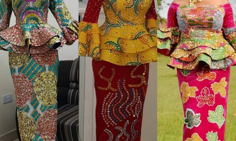 ankara skirt and blouse 2018