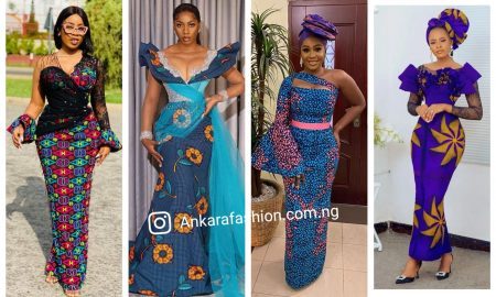 Bright Ankara Gown Styles
