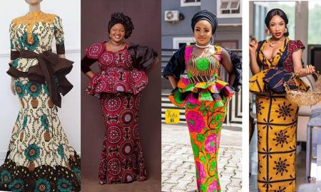 Top 40 Ankara Skirt & Blouse