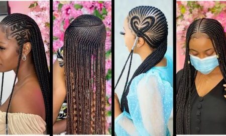 Ponytail Ghana Weaving Styles