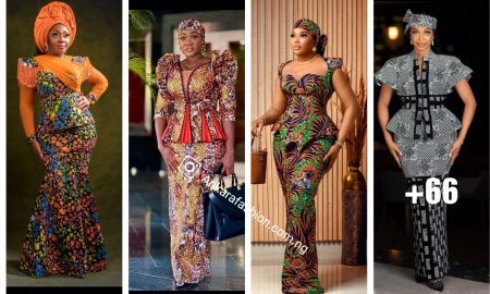 Ankara Skirt & Blouse For Church