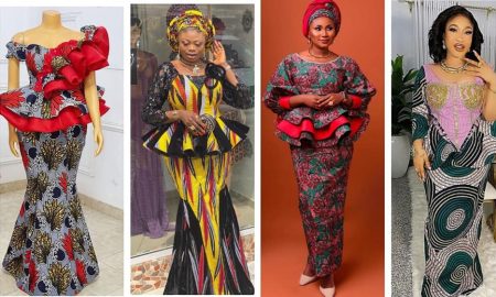 Eye-popping Ankara Skirt & Blouse