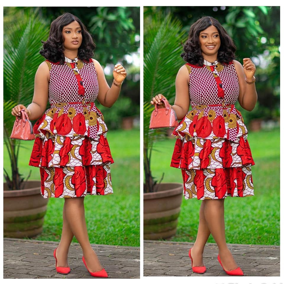 Christmas Ankara Gown Styles 2020 for ladies