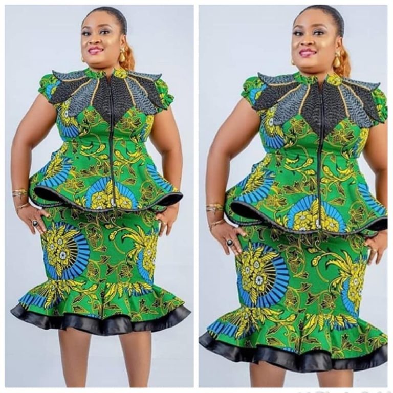 Latest Nigerian skirt and blouse styles-Nigerian Women Come & See