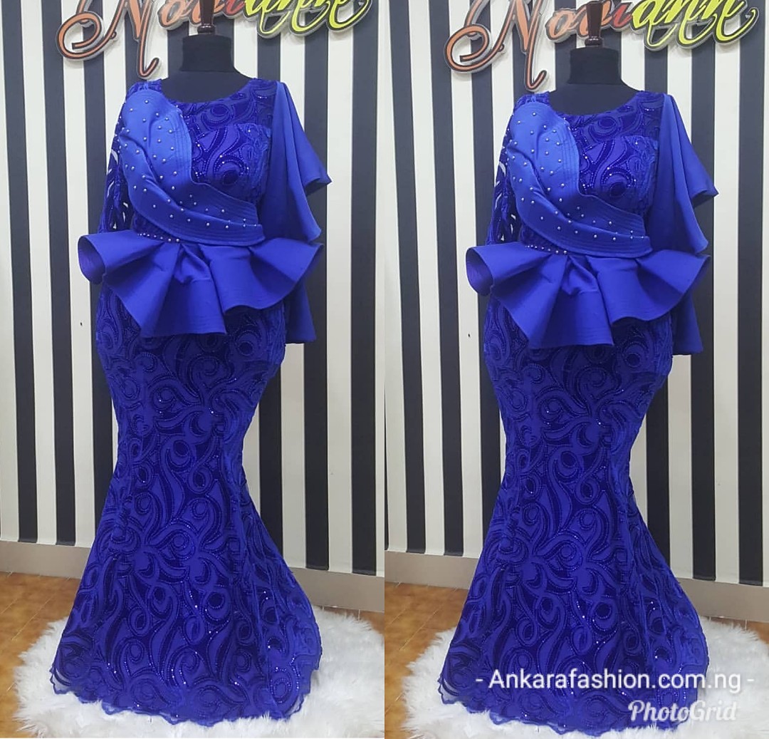 New Lace Skirt & Blouse Style For Nigerian/African Women ...