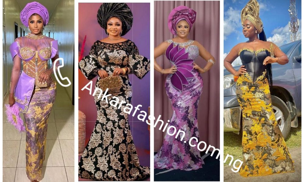 Trendy Damask Dresses for Wedding and OwambeSee 70 Design