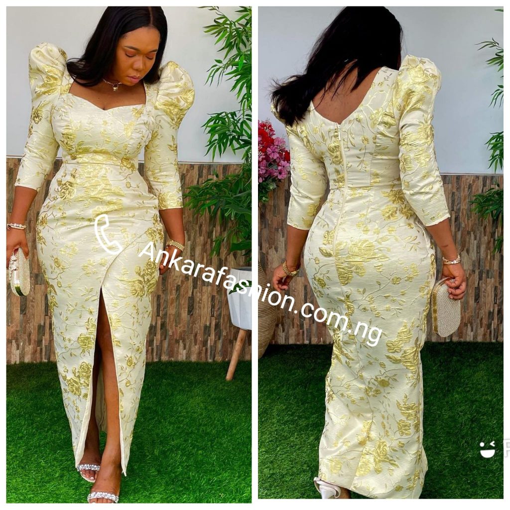 Trendy Damask Dresses for Wedding and OwambeSee 70 Design