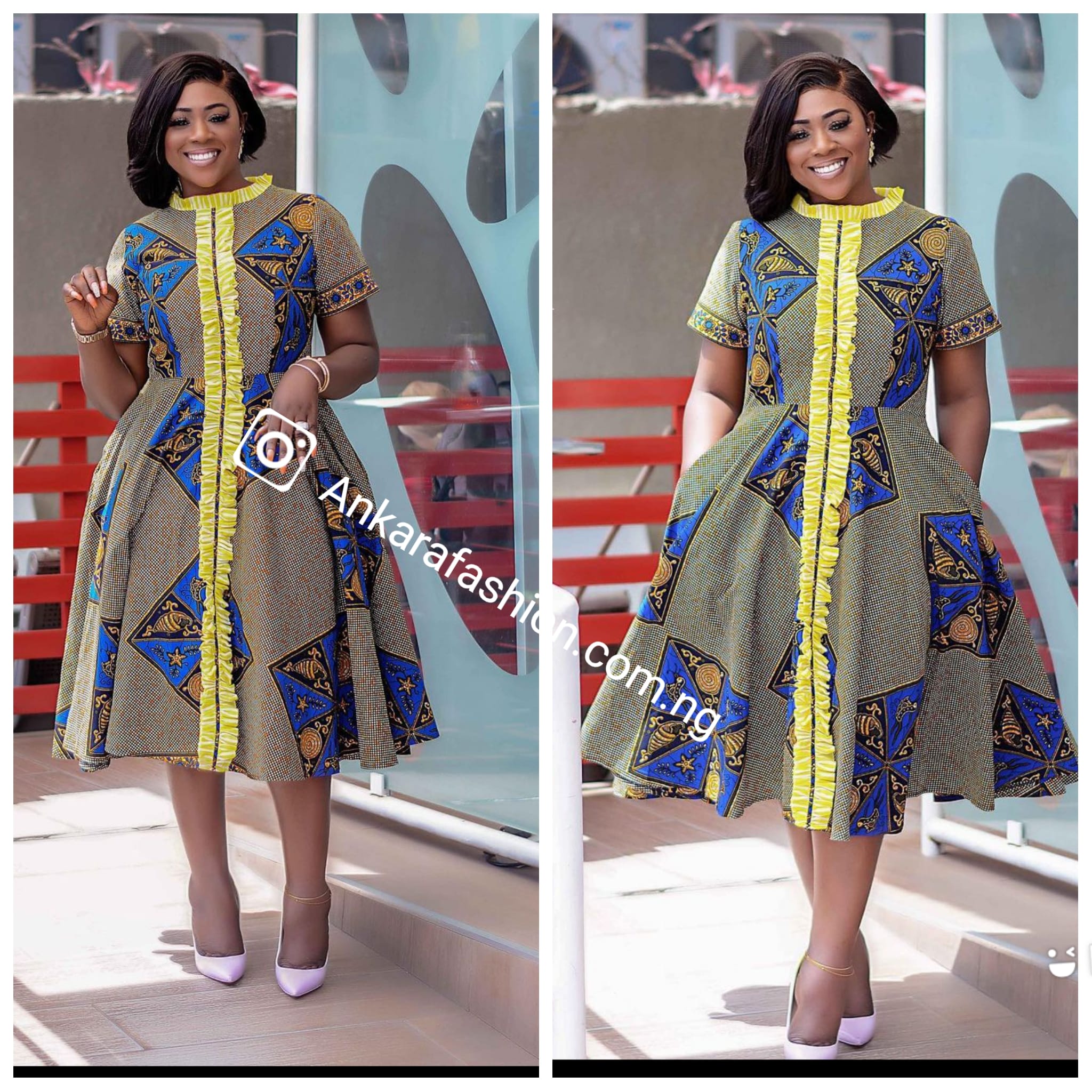Latest Ankara Gowns for Work
